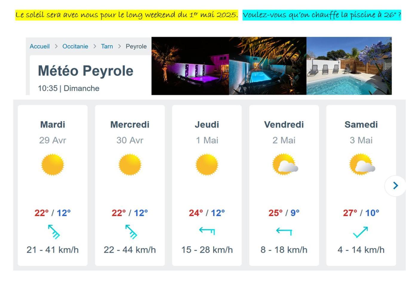 Le Grand Cottage Nature Piscine Chauffee Privee Du Tarn Entre Toulouse Et Albi & Les Cottages Du Tarn Peyrole المظهر الخارجي الصورة